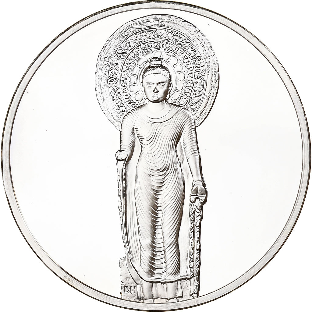 France, Medal, Le Bouddha de Mathurâ, 1982, Silver, Proof, MS(63)