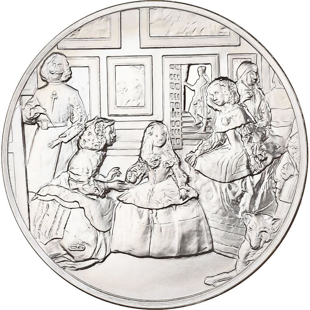 France, Medal, Les Ménines, Diego Velazquez, 1981, Silver, Proof, MS(63)