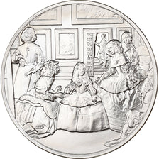 France, Medal, Les Ménines, Diego Velazquez, 1981, Silver, Proof, MS(63)