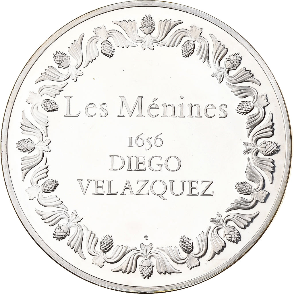 France, Medal, Les Ménines, Diego Velazquez, 1981, Silver, Proof, MS(63)