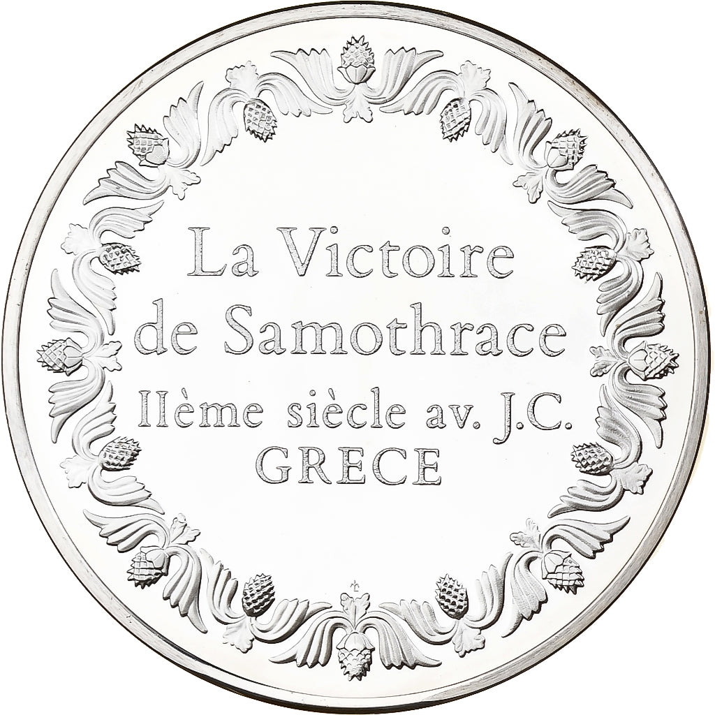 France, Medal, La Victoire de Samothrace, Grèce, 1980, Silver, Proof, MS(63)