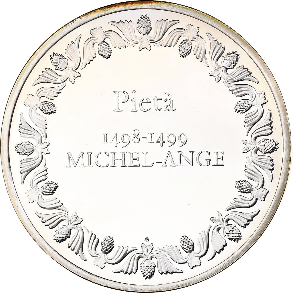 France, Medal, Pietà, Michel-Ange, 1981, Silver, Proof, MS(63)