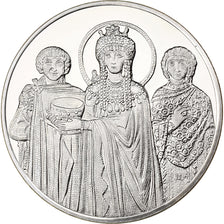 France, Medal, L'Impératrice Théodora et sa Suite, Byzantin, 1981, Silver