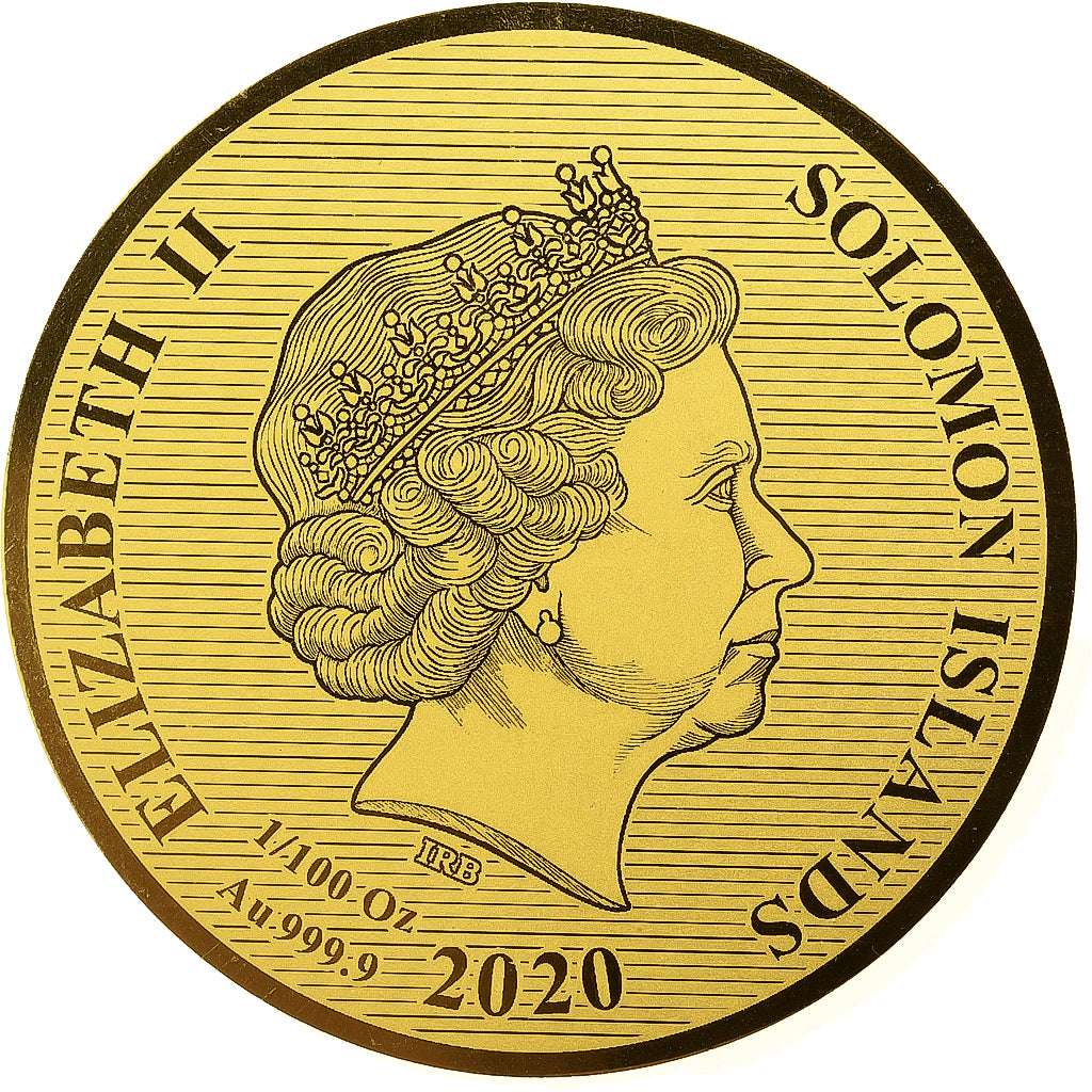 Solomon Islands, Elizabeth II, 10 Dollars, 2020, Prooflike, Gold, MS(65-70)