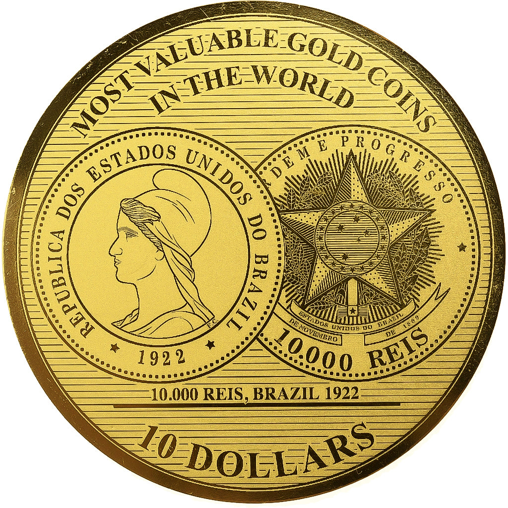 Solomon Islands, Elizabeth II, 10 Dollars, 2020, Prooflike, Gold, MS(65-70)