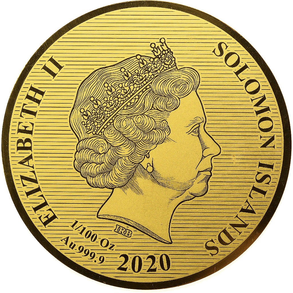 Salomonen, Elizabeth II, 10 Dollars, 2020, Prooflike, Gold, STGL