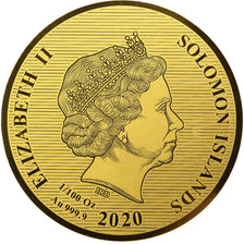 Salomonen, Elizabeth II, 10 Dollars, 2020, Prooflike, Gold, STGL