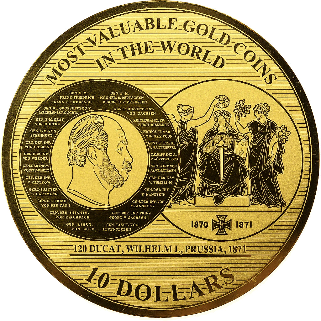 Salomonen, Elizabeth II, 10 Dollars, 2020, Prooflike, Gold, STGL
