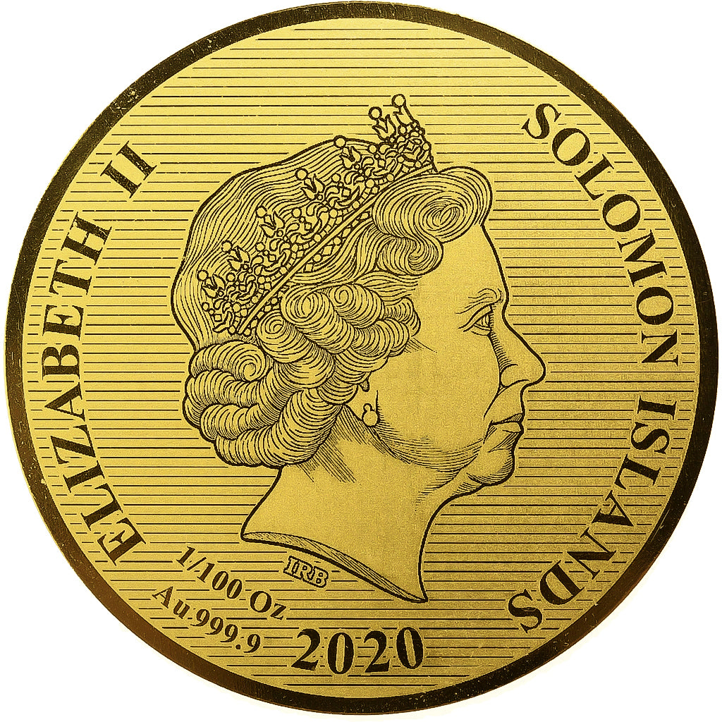 Solomon Islands, Elizabeth II, 10 Dollars, 2020, Gold, MS(65-70)
