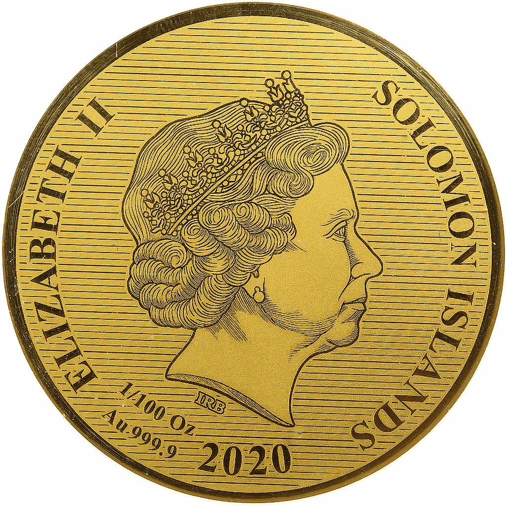 Solomon Islands, Elizabeth II, 10 Dollars, 2020, Gold, MS(65-70)