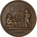 France, Médaille, Société pour l'Instruction Elémentaire, 1905, Bronze, SUP
