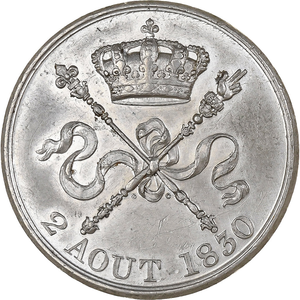Francia, medaglia, Henri III, Avènement de Henri V, 1830, Stagno, BB+