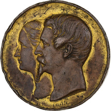 France, Medal, Napoleon III and Eugenie, Exposition universelle de Paris, 1855