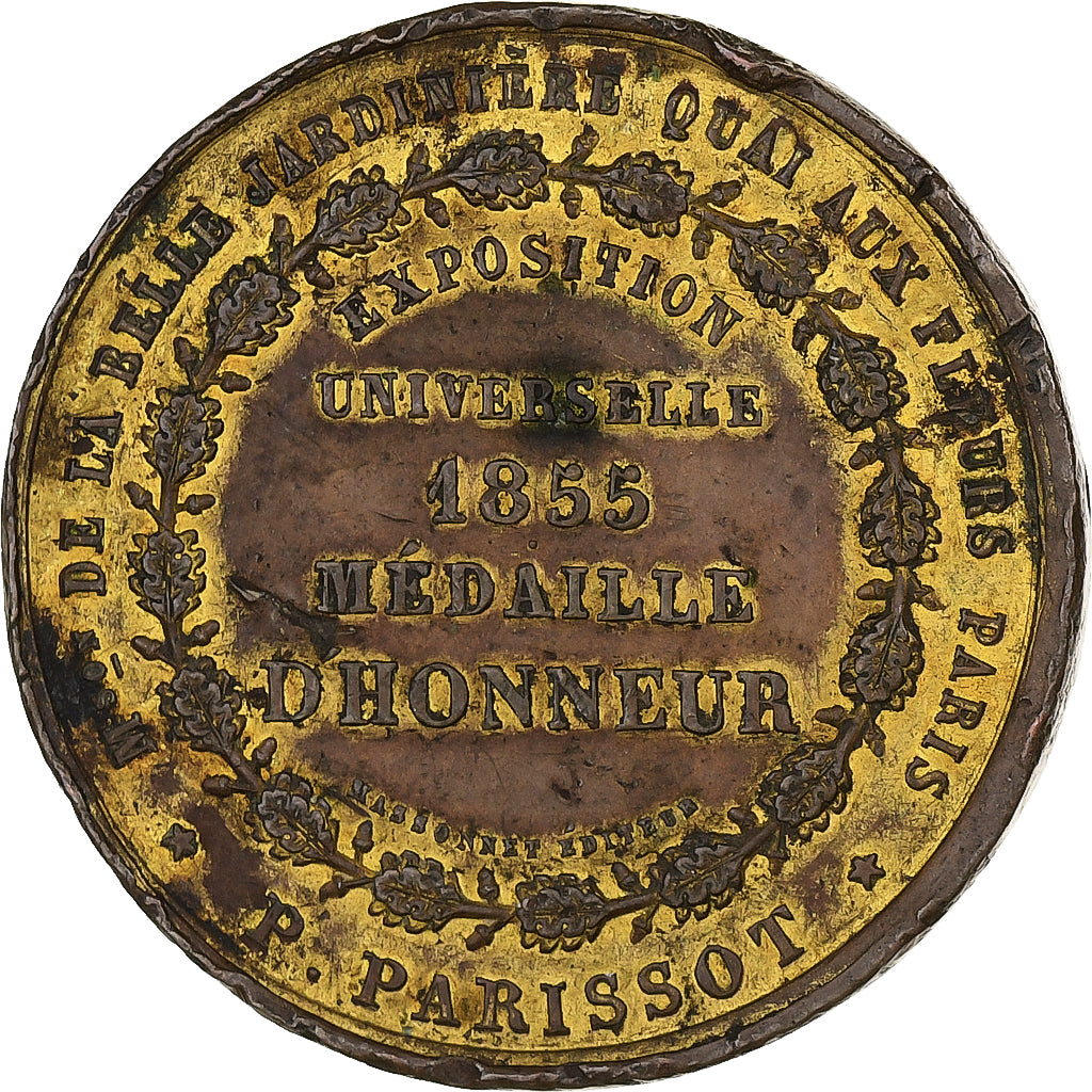 France, Medal, Napoleon III and Eugenie, Exposition universelle de Paris, 1855