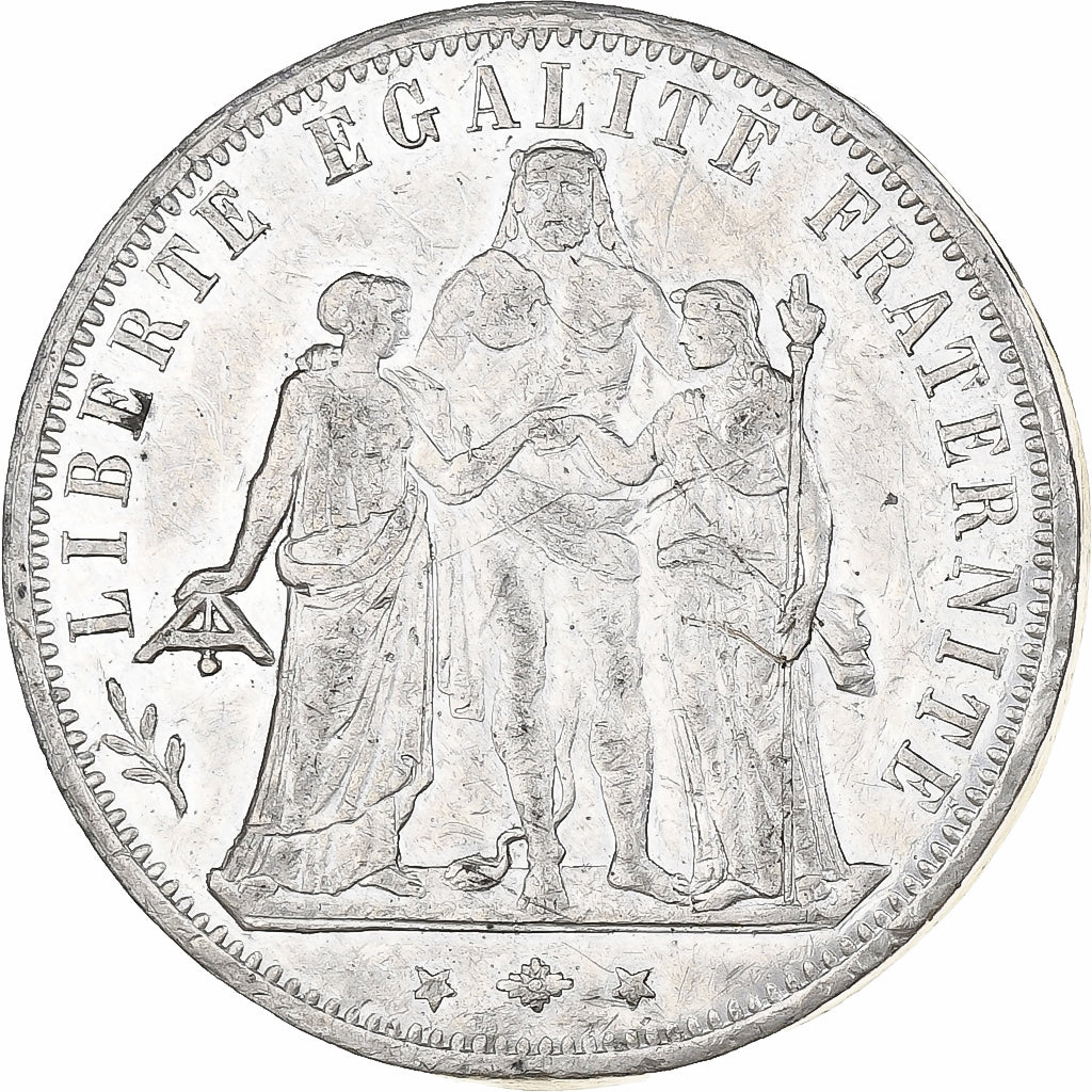 France, Boulangiste Medal, Général Boulanger, Hercule, 1887, Tin, VF(30-35)