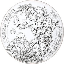 Ruanda, 50 amafaranga, Gorilla, 2008, Karlsfeld, Plata, FDC, KM:46