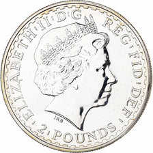 Great Britain, Elizabeth II, 2 Pounds, Britannia, 2008, Llantrisant, Silver