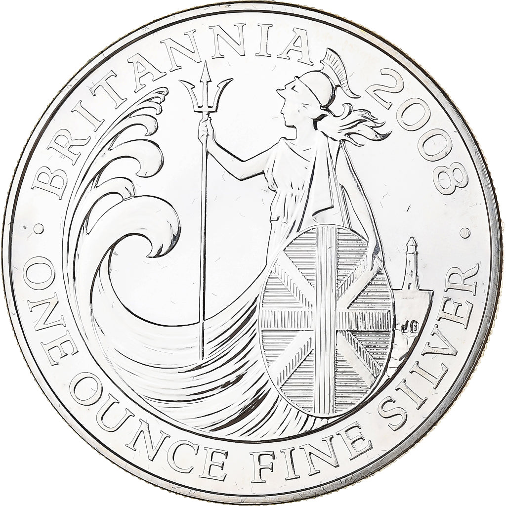 Great Britain, Elizabeth II, 2 Pounds, Britannia, 2008, Llantrisant, Silver