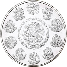 Mexico, 1 Oz, 2008, Mexico City, Silver, MS(65-70)