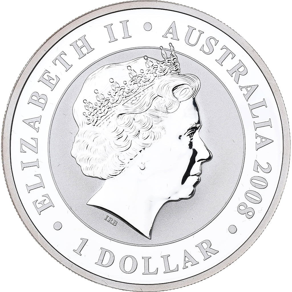 Australia, Elizabeth II, Dollar, Koalas, 2008, Silver, MS(65-70)