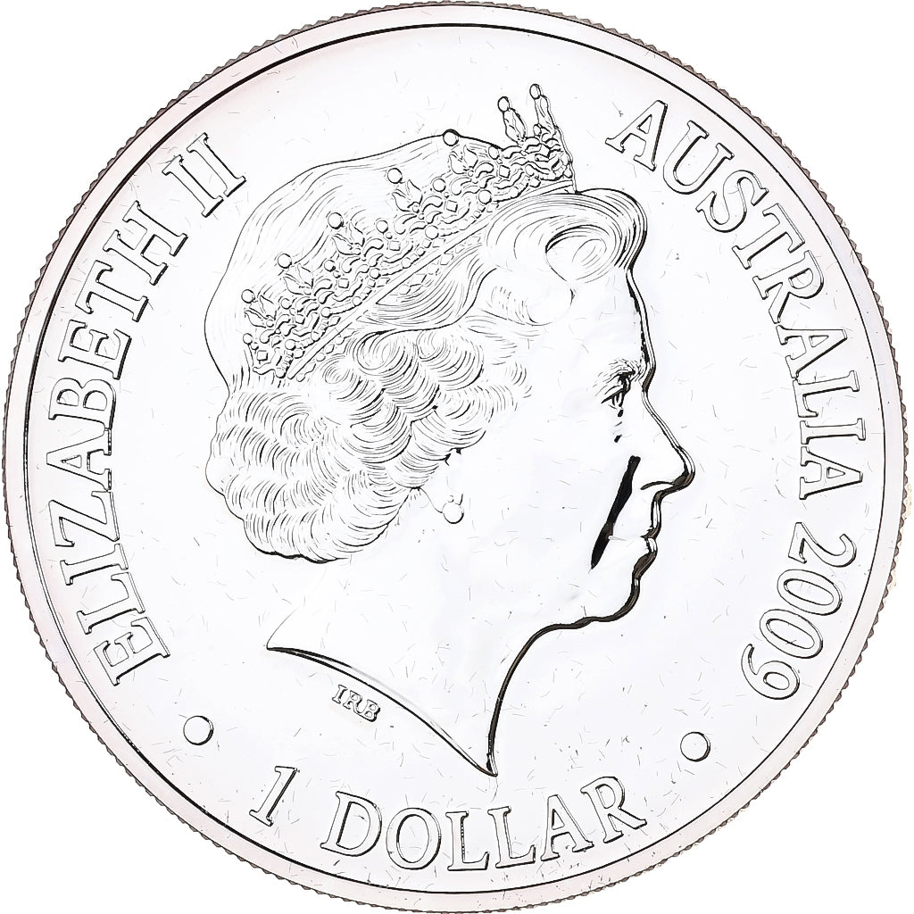 Australia, Elizabeth II, Dollar, Kangaroo, 2009, Silver, MS(65-70)