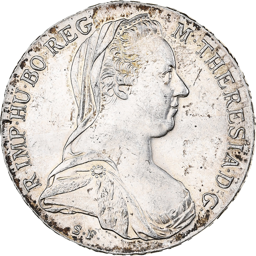 Austria, Maria Theresa, Thaler, 1780, Restrike, Silver, AU(55-58)