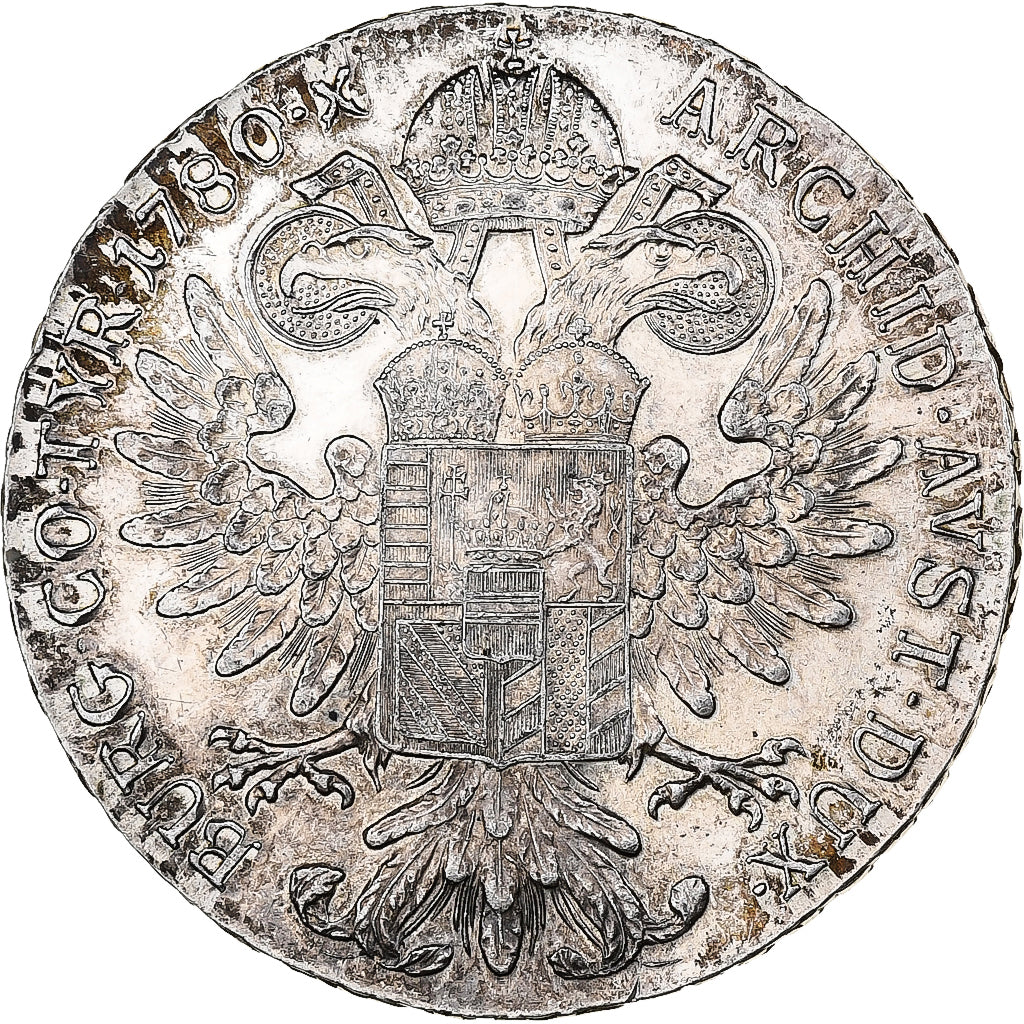 Austria, Maria Theresa, Thaler, 1780, Restrike, Silver, AU(55-58)