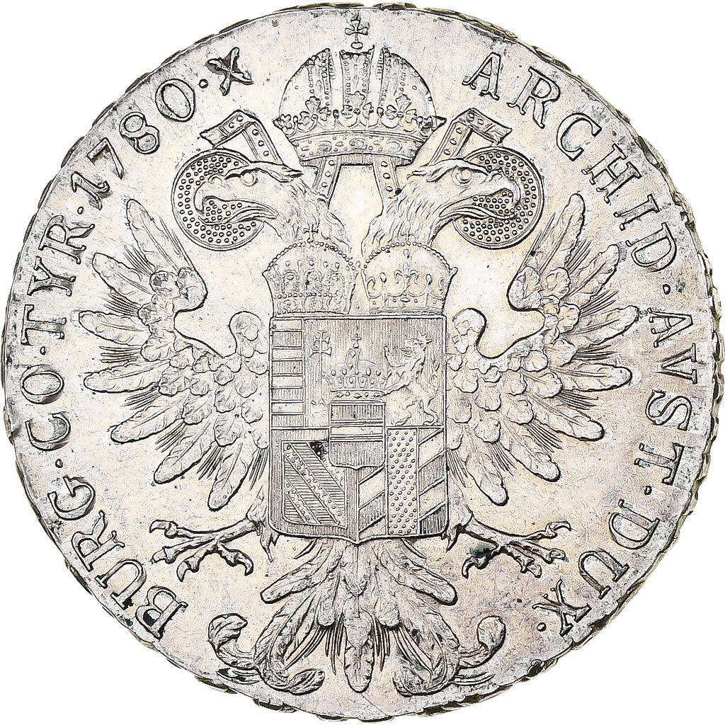Austria, Maria Theresa, Thaler, 1780, Restrike, Silver, AU(50-53)
