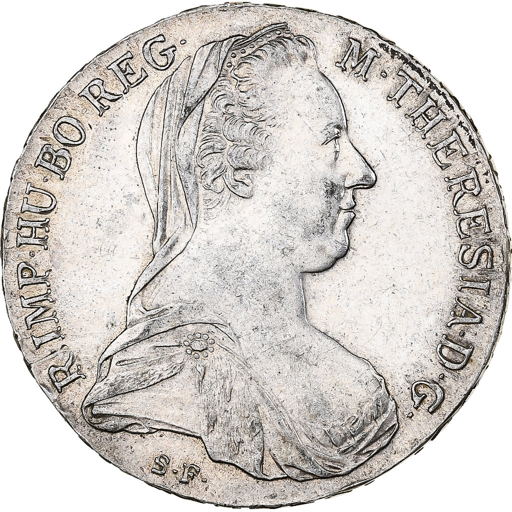 Austria, Maria Theresa, Thaler, 1780, Restrike, Silver, AU(50-53)