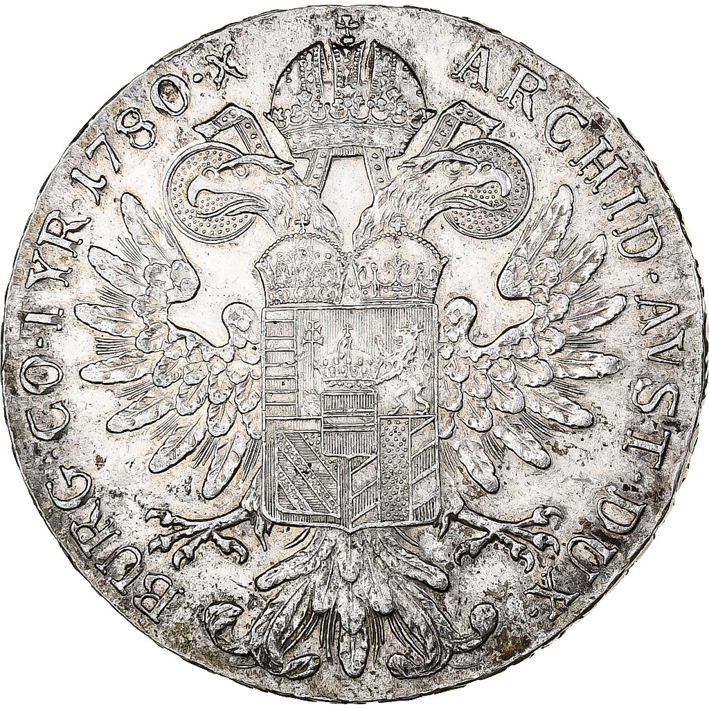Austria, Maria Theresa, Thaler, 1780, Restrike, Silver, AU(50-53)