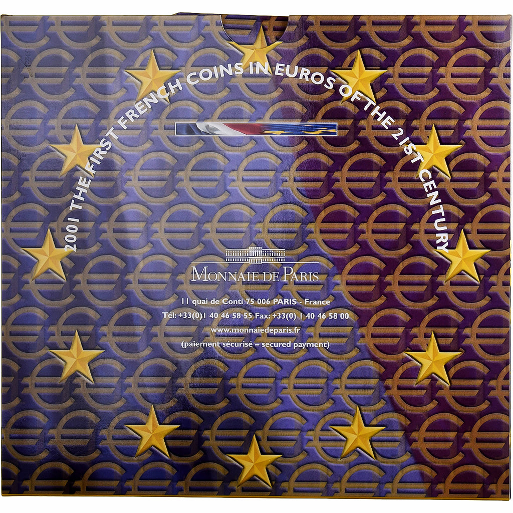 Frankreich, Coffret 1c. à 2€, BU, 2001, MDP, STGL