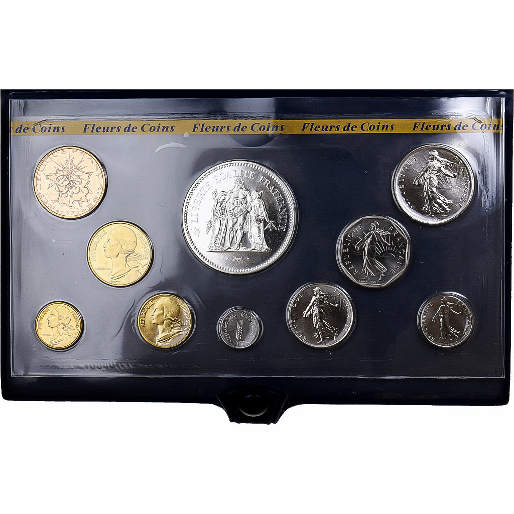 Francja, Coffret 1 c. à 50 frs., 1979, MDP, série FDC, ND, MS(65-70)