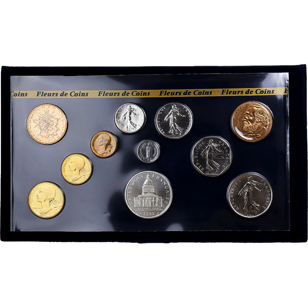 Francja, Coffret 1 c. à 50 frs., 1982, MDP, série FDC, ND, MS(65-70)