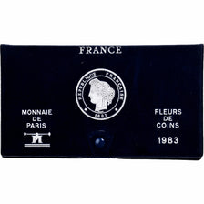 France, Coffret 1 c. à 100 frs., 1983, MDP, série FDC, MS(65-70)