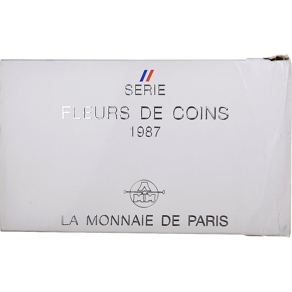 France, Coffret 1 c. à 100 frs., 1987, MDP, série FDC, MS(65-70)