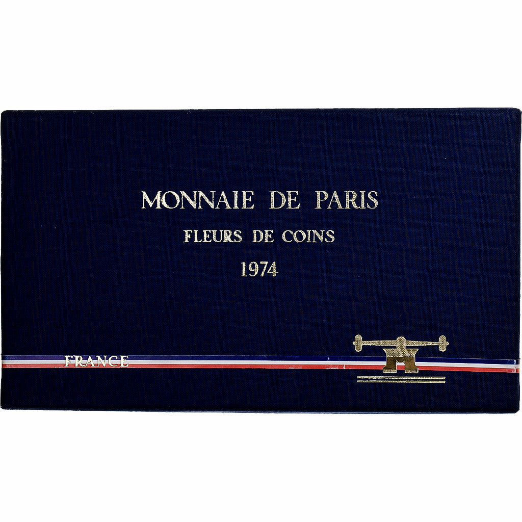 Francia, Coffret 1 c. à 50 frs., 1974, MDP, série FDC, N.C., FDC