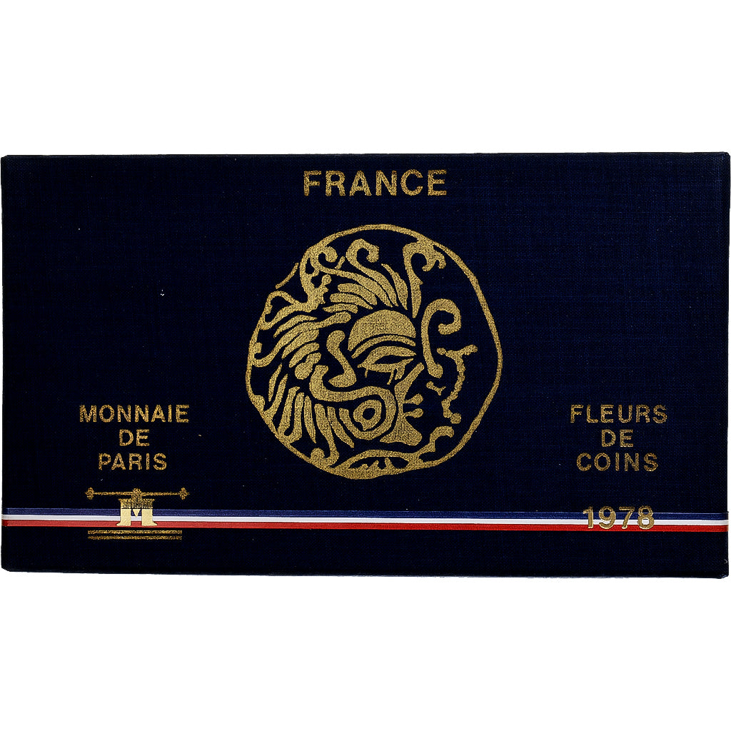 France, Coffret 1 c. à 50 frs., 1978, MDP, série FDC, MS(65-70)