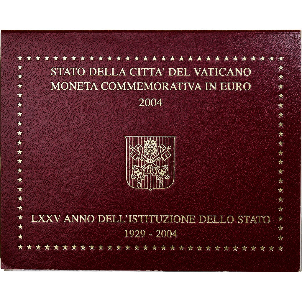 Vatican, John Paul II, 2 Euro, Foundation of the Vatican, 75th Anniversary