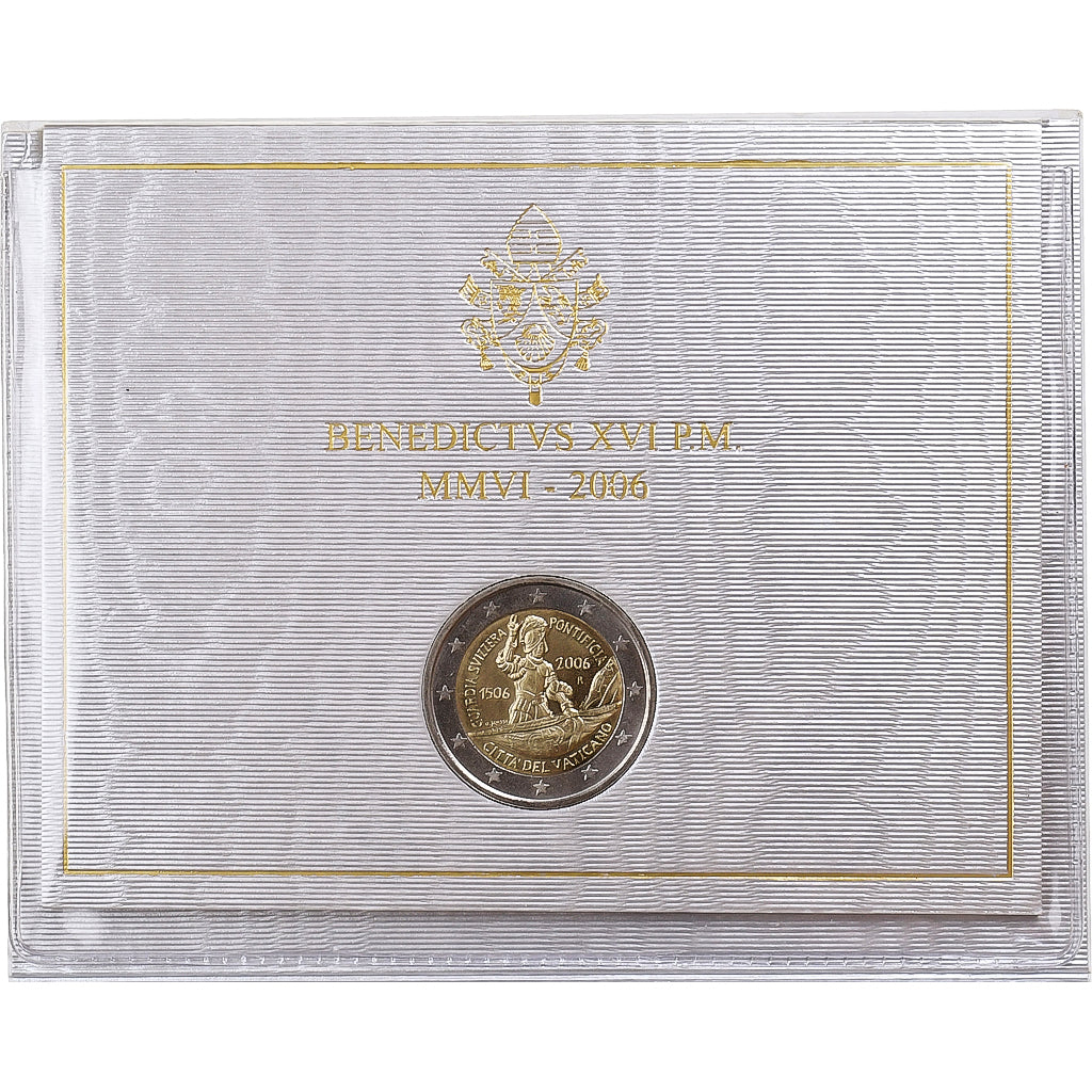 Vatican, Benedict XVI, 2 Euro, 500th Anniversary of the Swiss Guard, 2006, Rome
