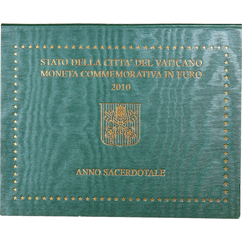 Vatican, Benedict XVI, 2 Euro, Anno Sacerdotale, 2010, Rome, Bimetallic