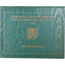 Vatican, Benedict XVI, 2 Euro, Anno Sacerdotale, 2010, Rome, Bimetallic