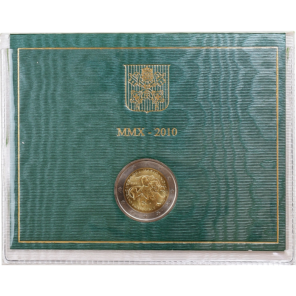 Vatican, Benedict XVI, 2 Euro, Anno Sacerdotale, 2010, Rome, Bimetallic
