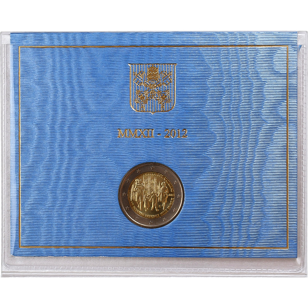 Vatican, Benedict XVI, 2 Euro, 7th World Meeting of Families, 2012, Rome
