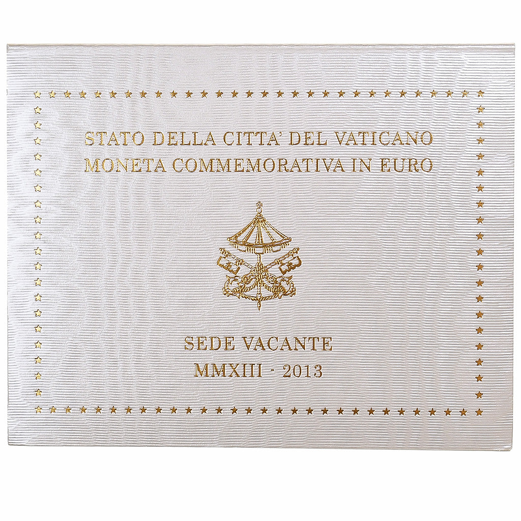 Vaticano, 2 Euro, Sede Vacante, 2013, Rome, Bimetallico, FDC, KM:447