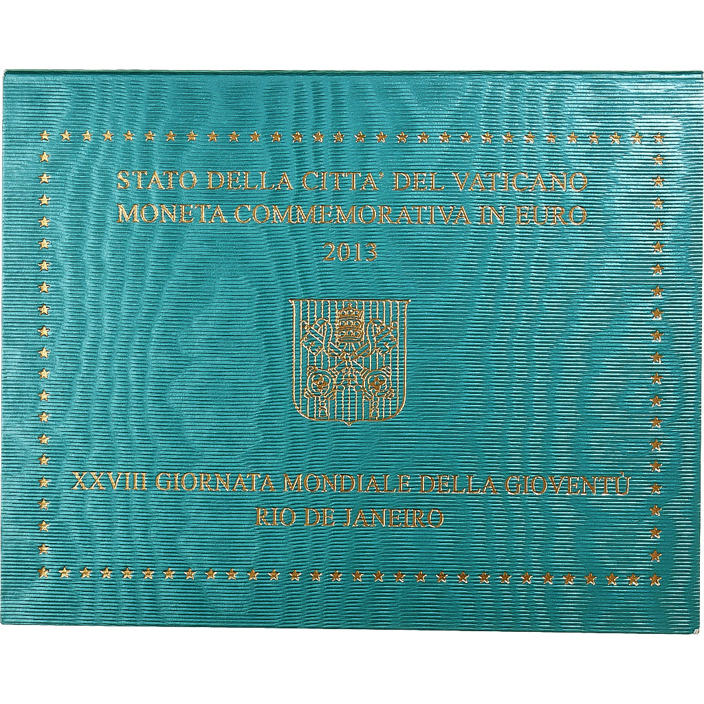 Vatican, 2 Euro, 28th World Youth Day, 2013, Rome, Bimetallic, MS(65-70), KM:446