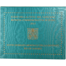 Vatican, 2 Euro, 28th World Youth Day, 2013, Rome, Bimetallic, MS(65-70), KM:446