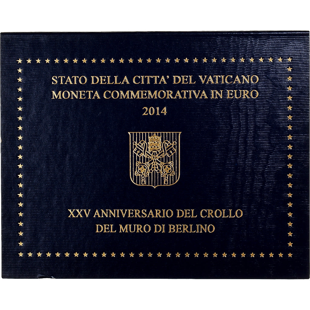 Vatican, 2 Euro, 25th Anniversary, Fall of the Berlin Wall, 2014, Rome