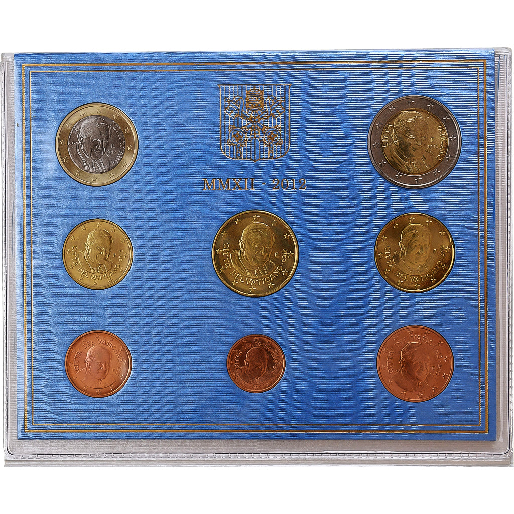 Watykan, Benedict XVI, Set 1 ct. - 2 Euro, BU, 2012, Rome, ND, MS(65-70)