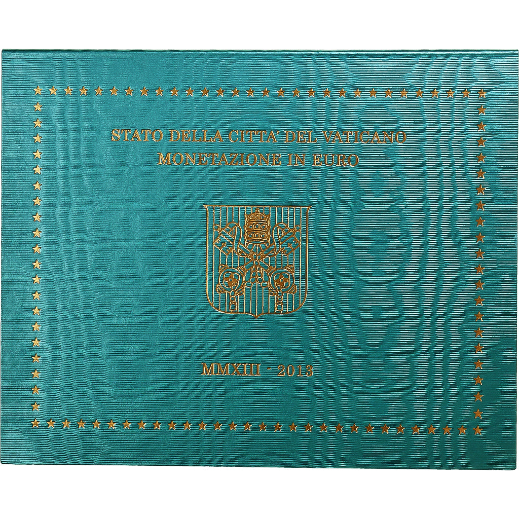 Vatican, Pope Benedict XVI, Set 1 ct. - 2 Euro, BU, 2013, Rome, MS(65-70)