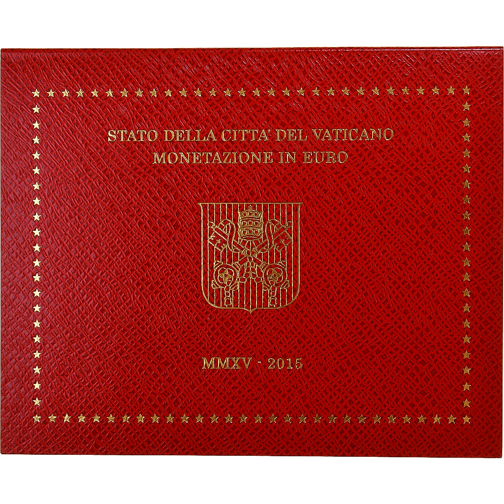 Vatican, Francis I, Set 1 ct. - 2 Euro, BU, 2015, Rome, MS(65-70)